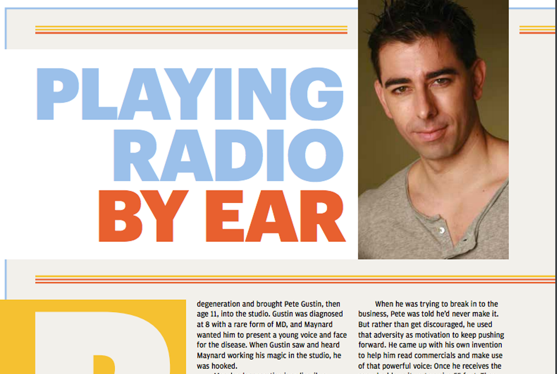 Pete in Radio Ink Magazine